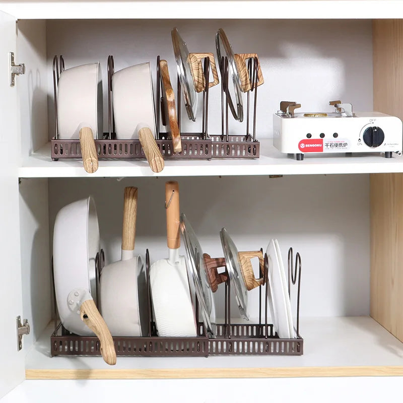 pot and pan rack organizer