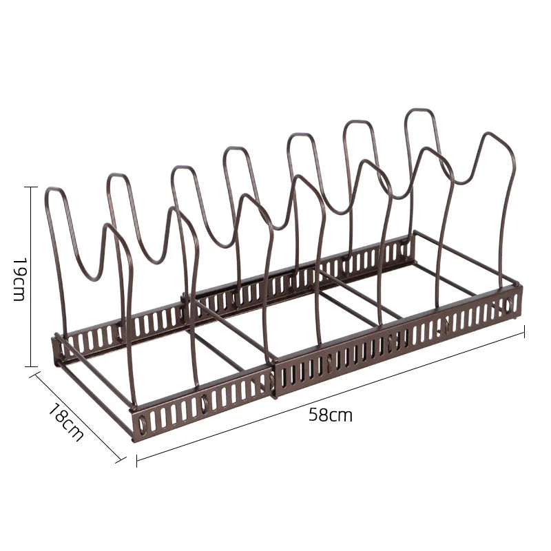 pot and pan rack organizer