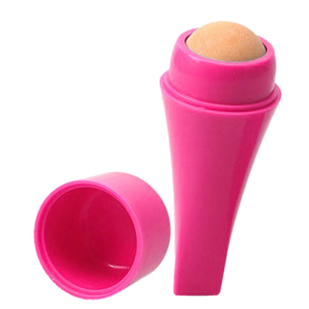 Oil-Absorbing Volcanic Face Roller Reusable Oil Control Roller Portable for Home Travel On-The-Go Facial Skincare Tool