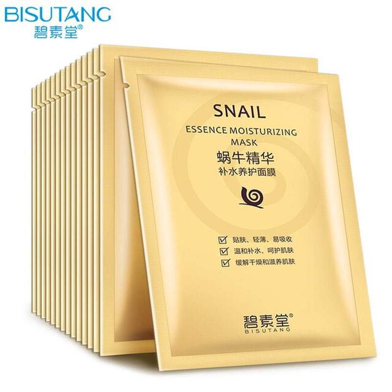 20Pcs 24K Gold Hyaluronic Acid Facial Mask Essence Sheet Mask Oil-Control Anti-Aging Moisturizing Hydrating Brighten Skin Care